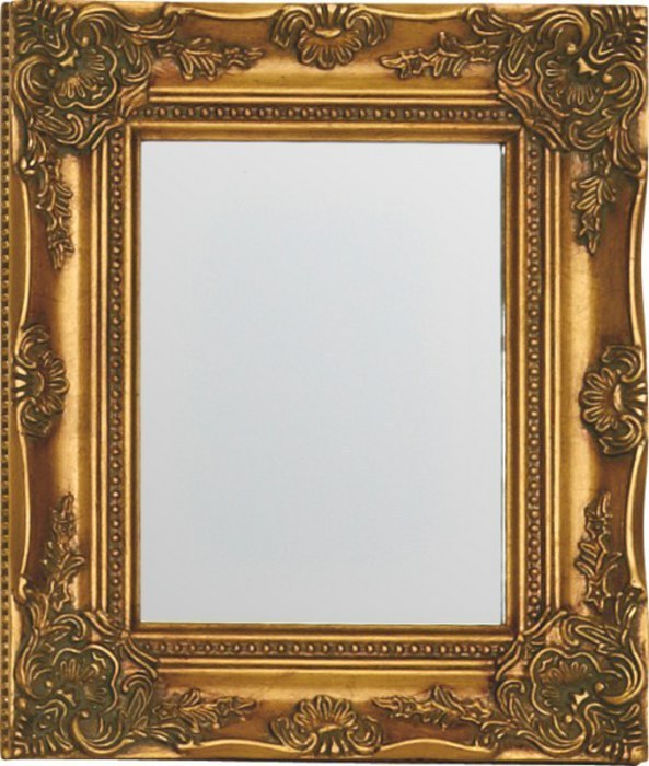 Design Wandspiegel BAROCCO gold 32x27cm