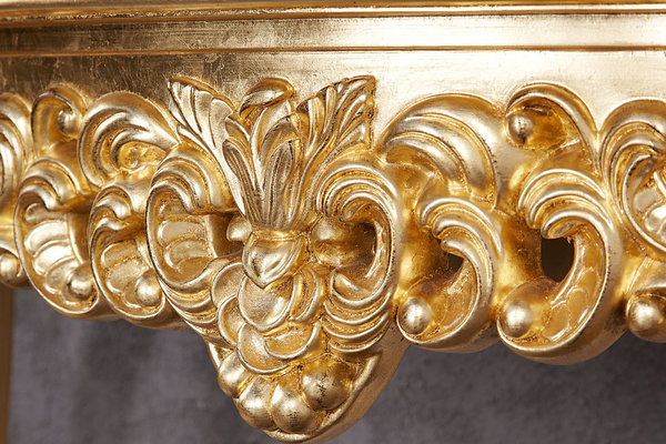 Opulente Barock Konsole antik gold 110cm Kommode