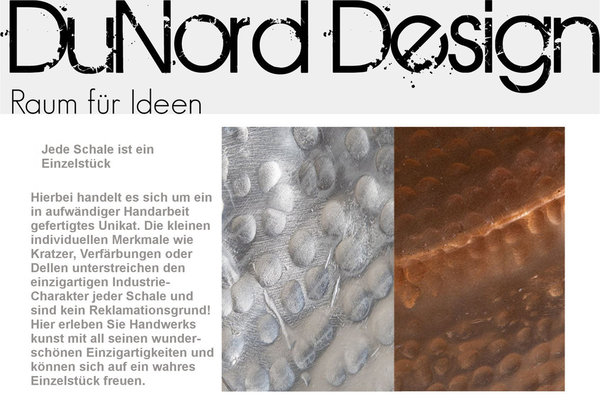 Deko Schale Metall kupfer rund 3er Set gehämmertes Design