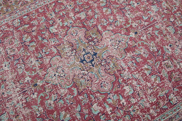 Design Teppich 240 x 160 cm rot antik Wolle orientalisch