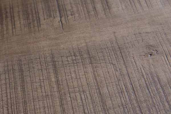 Nachttisch Massivholz Akazie grau 45cm Industrial Look