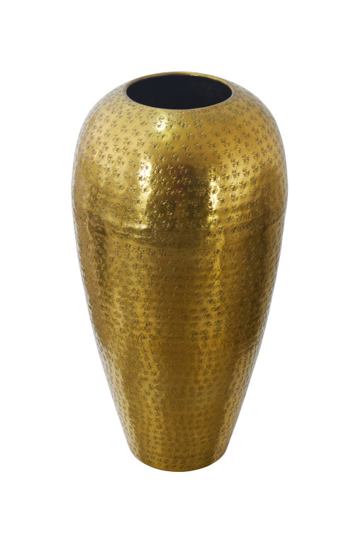 Vase orientalisch gold 50cm in Hammerschlagoptik